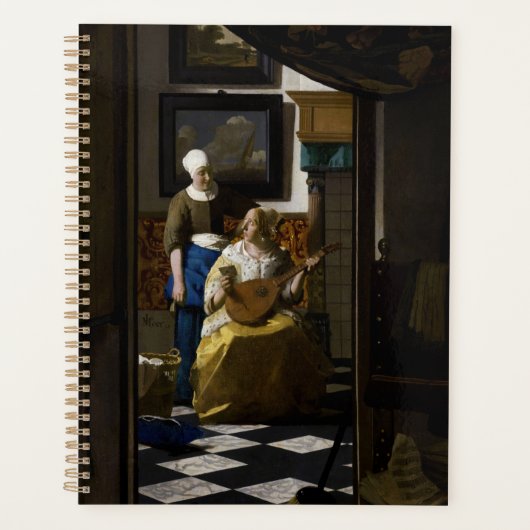 Johannes Vermeer - La lettre d'amour (Devant)