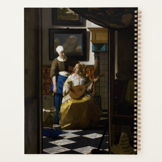 Johannes Vermeer - La lettre d'amour (Dos)