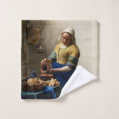 Johannes Vermeer - La Milkmaid (Gant de toilette)