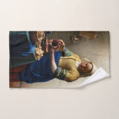 Johannes Vermeer - La Milkmaid (Serviette à main)