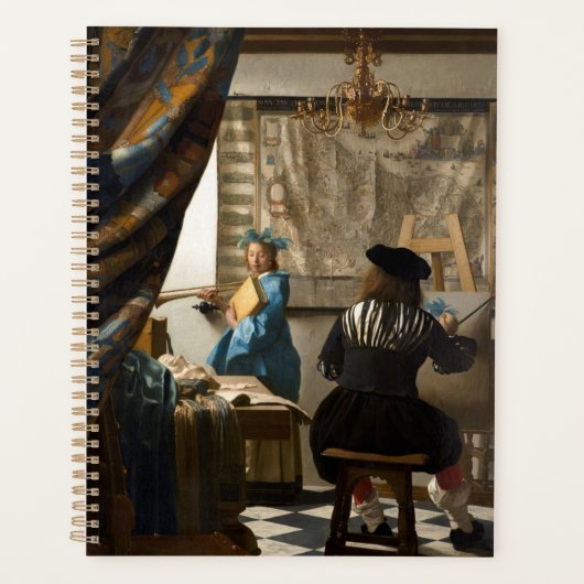 Johannes Vermeer - L'Allégorie de la Peinture (Devant)