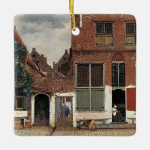 Johannes Vermeer - Little Street Keramisch Ornament