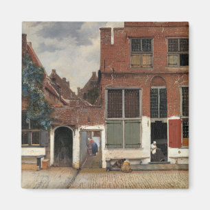 Johannes Vermeer - Little Street Magneet