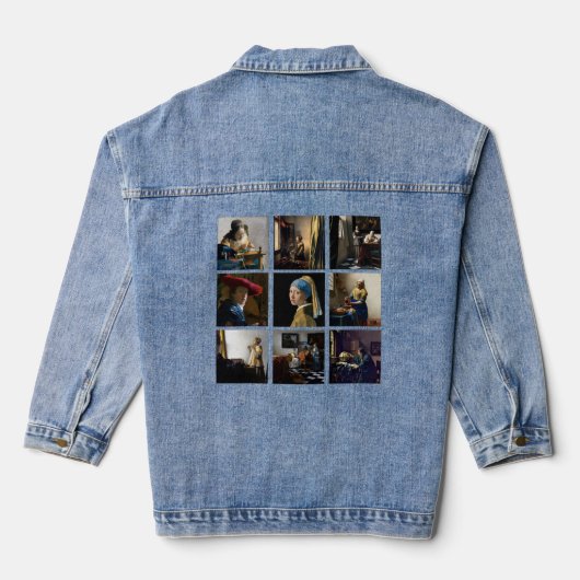 Johannes Vermeer - Masterstuks Grid Denim Jacket (Achterkant)