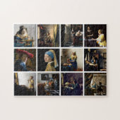 Johannes Vermeer - Masterstuks Grid Legpuzzel (Horizontaal)