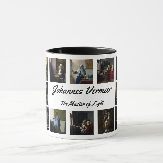 Johannes Vermeer - Masterstuks Grid Mok (Midden)