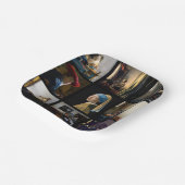 Johannes Vermeer - Masterstuks Grid Papieren Bordje (Gebogen)