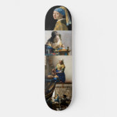 Johannes Vermeer - Masterstuks Grid Skateboard (Voorkant)