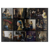 Johannes Vermeer - Masterstuks Grid Snijplank (Voorkant)