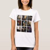 Johannes Vermeer - Masterstuks Grid T-shirt (Voorkant)