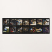 Johannes Vermeer - Masterstuks Grid Yogamat (Achterkant (horizontaal))