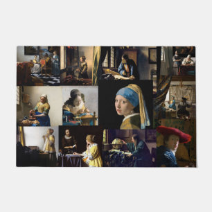 Johannes Vermeer - Masterstuks Patchwork Deurmat