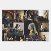 Johannes Vermeer - Masterstuks Patchwork Inpakpapier Vel (Voorkant 2)