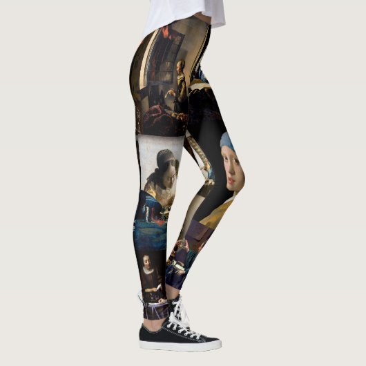 Johannes Vermeer - Masterstuks Patchwork Leggings (Rechts)