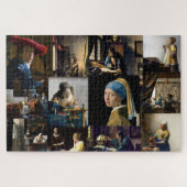 Johannes Vermeer - Masterstuks Patchwork Legpuzzel (Horizontaal)