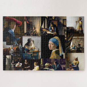 Johannes Vermeer - Masterstuks Patchwork Legpuzzel