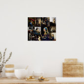 Johannes Vermeer - Masterstuks Patchwork Poster (Keuken)
