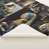 Johannes Vermeer - Masterstuks Patchwork Sherpa Deken (3/4)