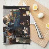 Johannes Vermeer - Masterstuks Patchwork Theedoek (Quarter Fold)