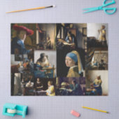 Johannes Vermeer - Masterstuks Patchwork Tissuepapier (Craft)
