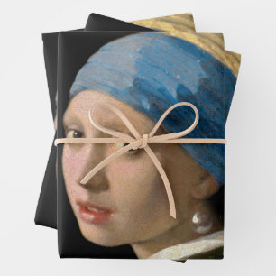 Johannes Vermeer - Meisje met de parel Inpakpapier Vel
