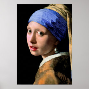 Johannes Vermeer Meisje met de parel Poster