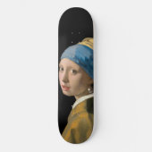 Johannes Vermeer - Meisje met de parel Skateboard (Voorkant)