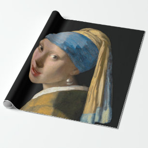 Johannes Vermeer - Meisje met een parel Cadeaupapier