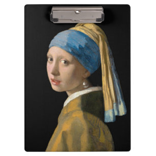 Johannes Vermeer - Meisje met een parel Klembord