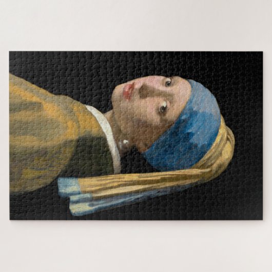 Johannes Vermeer - Meisje met een parel Legpuzzel (Horizontaal)