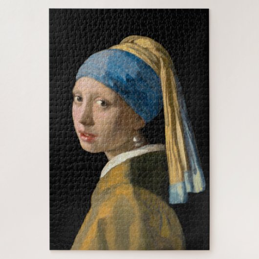 Johannes Vermeer - Meisje met een parel Legpuzzel (Verticaal)