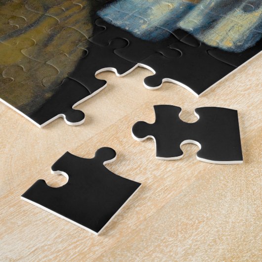 Johannes Vermeer - Meisje met een parel Legpuzzel (Zijkant)