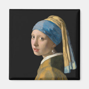 Johannes Vermeer - Meisje met een parel Magneet