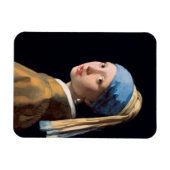JOHANNES VERMEER - Meisje met een parel oorbel 166 Magneet (Horizontaal)