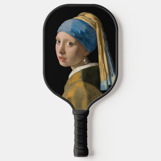 Johannes Vermeer - Meisje met een parel Pickleball Paddle (Voorkant)