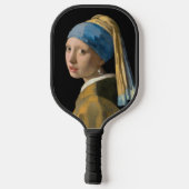 Johannes Vermeer - Meisje met een parel Pickleball Paddle (Achterkant)