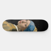 Johannes Vermeer - Meisje met een parel Skateboard (Horizontaal)
