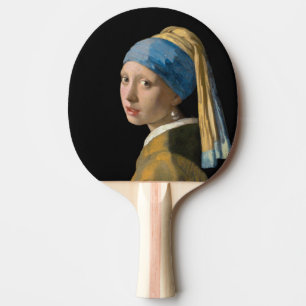 Johannes Vermeer - Meisje met een parel Tafeltennisbatje