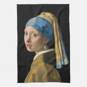 Johannes Vermeer - Meisje met een parel Theedoek