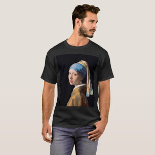 JOHANNES VERMEER - Meisje met een parel van 1665 T-shirt