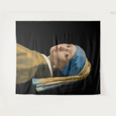 Johannes Vermeer - Meisje met een parel Wandkleed (Voorkant (horizontaal))