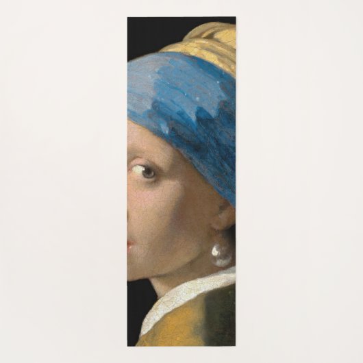 Johannes Vermeer - Meisje met een parel Yogamat (Achterkant)