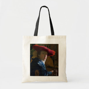 Johannes Vermeer - Meisje met een rood Pet Tote Bag