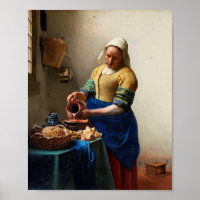 Johannes Vermeer. Milkmaïde. kunst