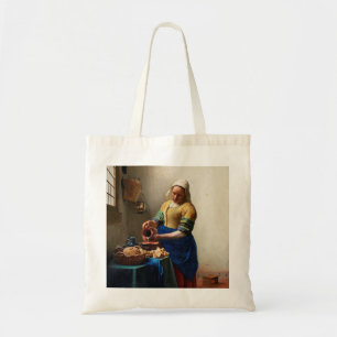 Johannes Vermeer. Milkmaïde.  kunst Tote Bag