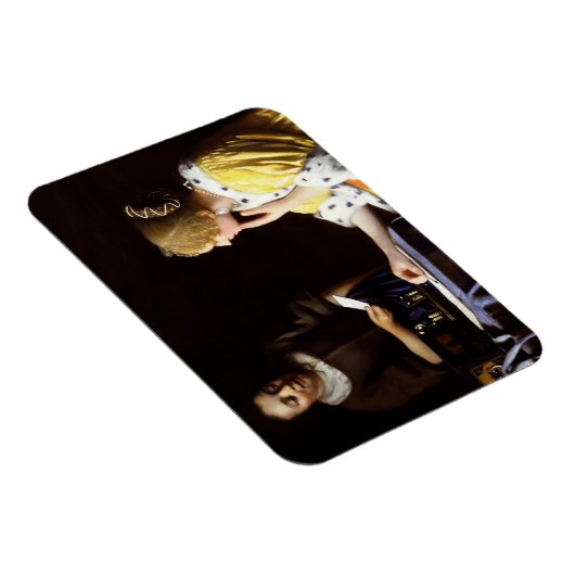 Johannes Vermeer - Mistress en Maid Magneet (Rechterzijde)