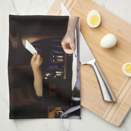 Johannes Vermeer - Mistress en Maid Theedoek (Quarter Fold)