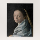 Johannes Vermeer - Studie van een jonge vrouw Legpuzzel (Verticaal)