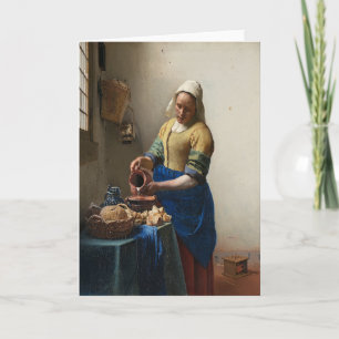 Johannes Vermeer, The Milkmaid Kaart