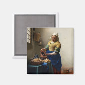 Johannes Vermeer - The Milkmaid Magneet (Voorkant / Achterkant)